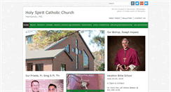Desktop Screenshot of holyspirit-catholic.com