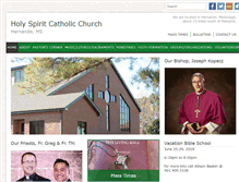 Tablet Screenshot of holyspirit-catholic.com